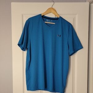 Under Armour Men's Short Sleeve Blue Tee